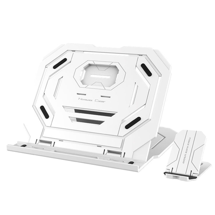 T3 Multi-function Hollow Design Cooling Bracket with 10-Level Adjustable Angle for Notebook, MacBook, iPad, Mobile Phones