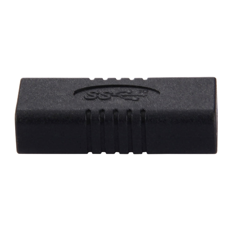 USB-C / Type-C Female to USB-C / Type-C Female Connector Adapter, For Samsung, LG, Huawe, Oneplus, Xiaomi and other Smartphones(Black)