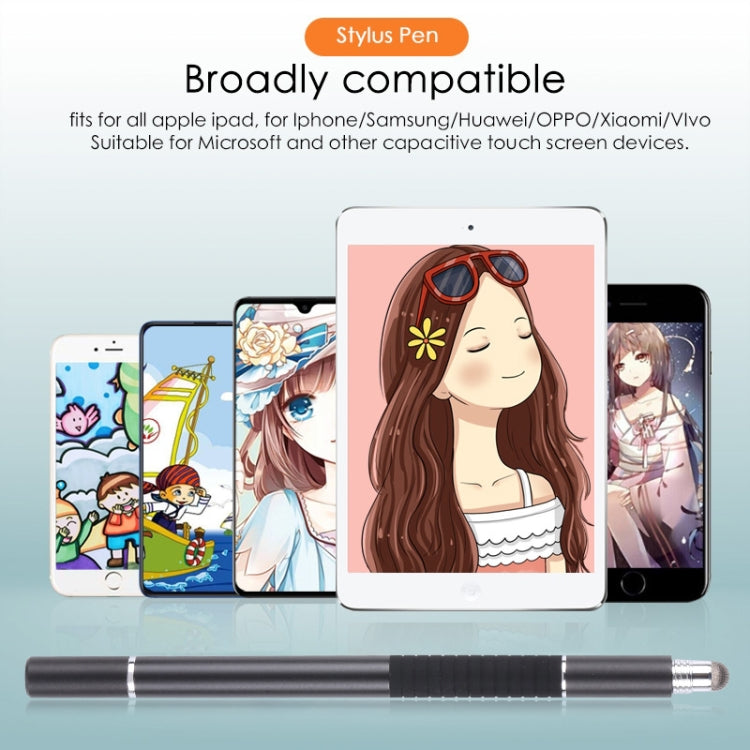 3 in 1 Universal Silicone Disc Nib Stylus Pen with Mobile Phone Writing Pen & Common Writing Pen Function