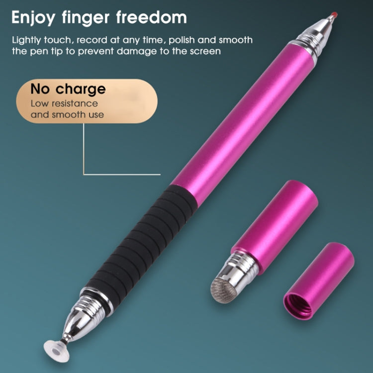 3 in 1 Universal Silicone Disc Nib Stylus Pen with Mobile Phone Writing Pen & Common Writing Pen Function