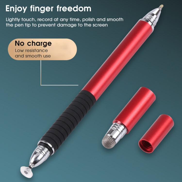 3 in 1 Universal Silicone Disc Nib Stylus Pen with Mobile Phone Writing Pen & Common Writing Pen Function