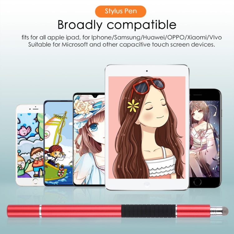 3 in 1 Universal Silicone Disc Nib Stylus Pen with Mobile Phone Writing Pen & Common Writing Pen Function