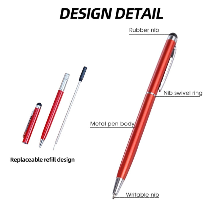2 in 1 Universal Mobile Phone Writing Pen with Common Writing Pen Function