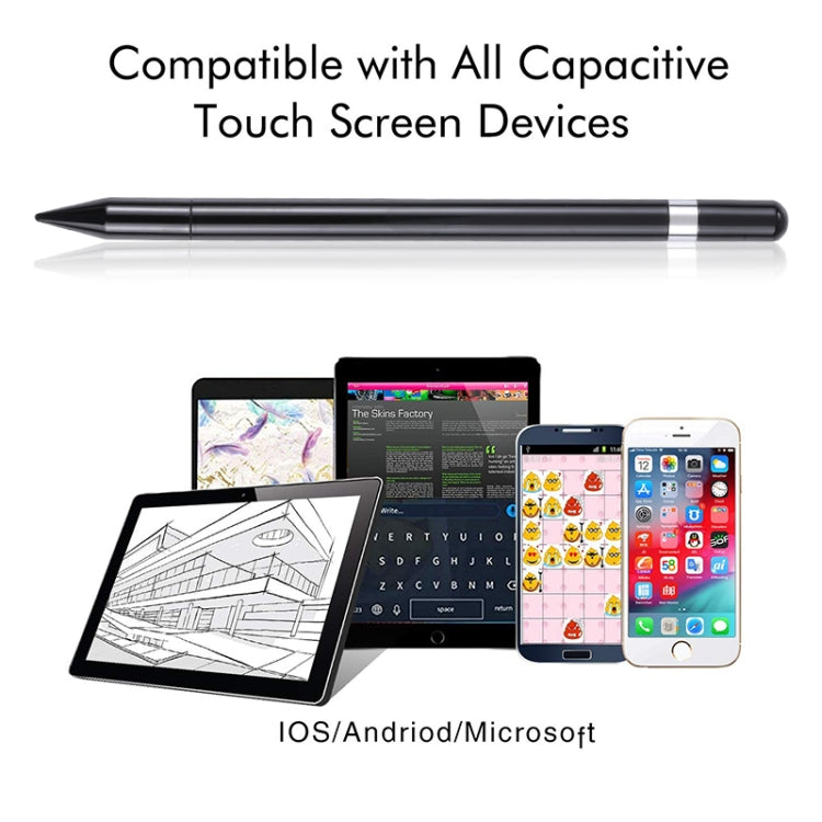 Pt360 2 in 1 Universal Silicone Disc Nib Stylus Pen with Common Writing Pen Function