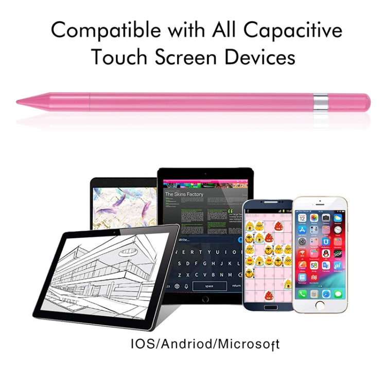 Pt360 2 in 1 Universal Silicone Disc Nib Stylus Pen with Common Writing Pen Function