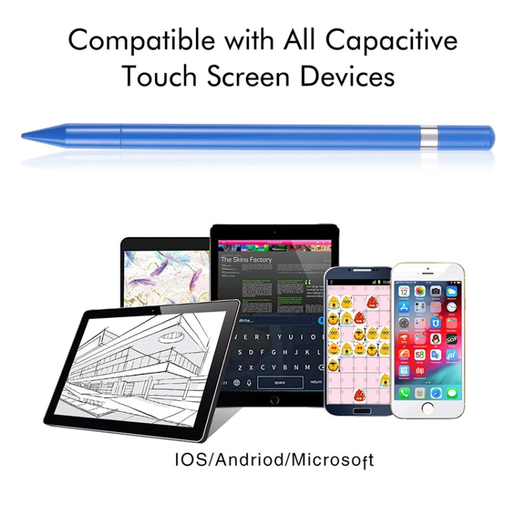 Pt360 2 in 1 Universal Silicone Disc Nib Stylus Pen with Common Writing Pen Function