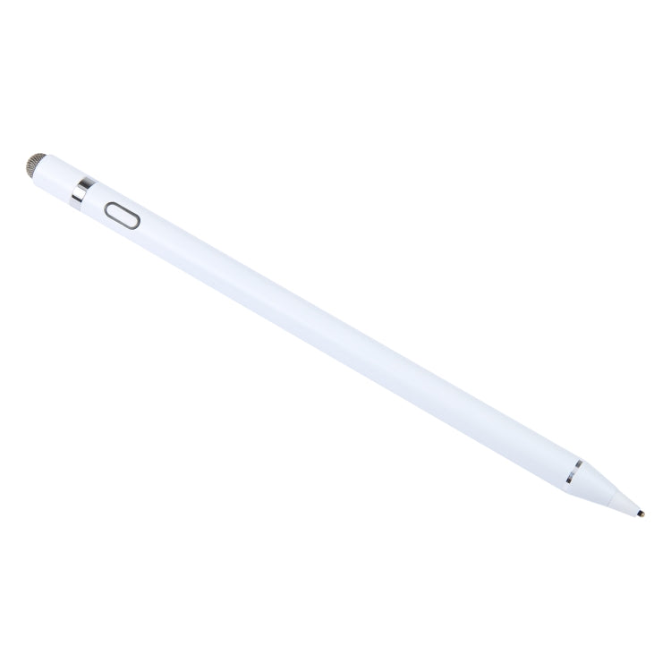 Universal Aluminum Alloy Active Capacitive Stylus Pen(White)