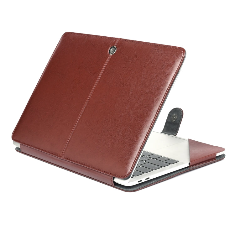 Crazy Horse Texture Horizontal Flip Leather Case for MacBook Air 13.3 inch A1932 (2018) & A2179 (2020)