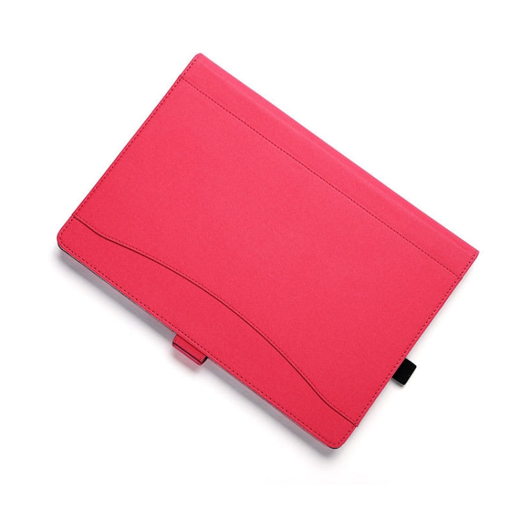 For Microsoft Surface Pro 7 / 7+ Twill Texture Magnetic Horizontal Flip PU Leather Case with Pen Slot & Holder