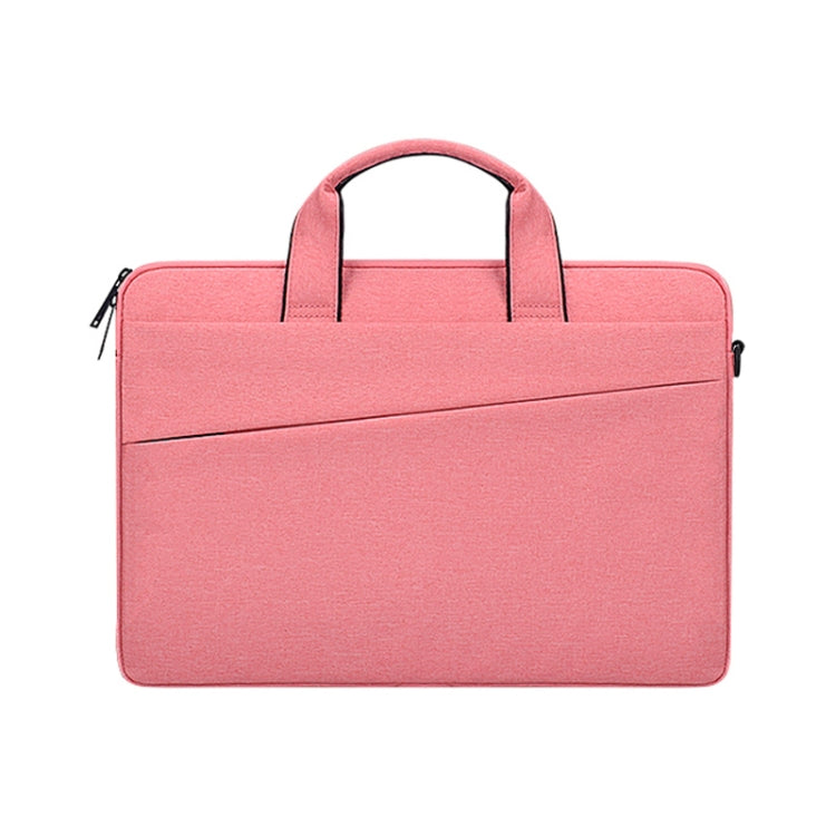 ST03S 14.1 inch Double Side Pockets Wearable Oxford Cloth Soft Handle Portable Laptop Tablet Bag
