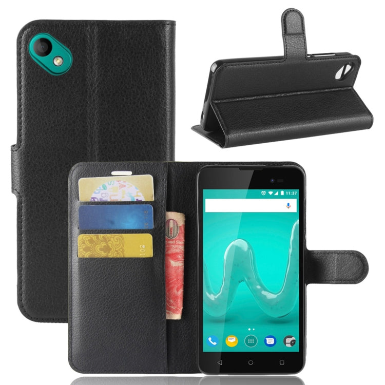 For Wiko Sunny2 Plus Litchi Texture Horizontal Flip Leather Case with Holder & Wallet & Card Slots