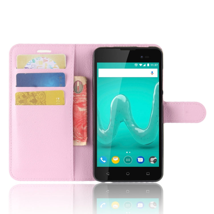 For Wiko Sunny2 Plus Litchi Texture Horizontal Flip Leather Case with Holder & Wallet & Card Slots