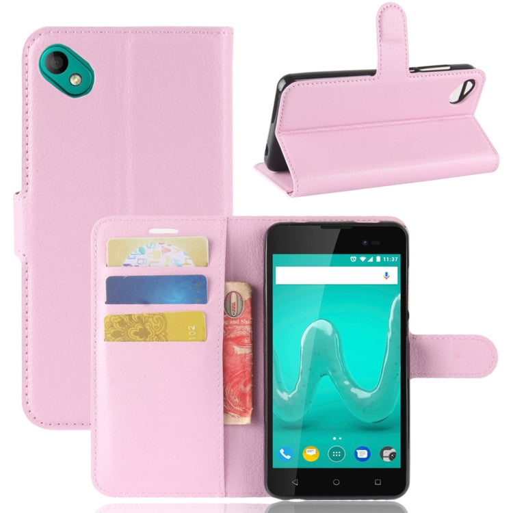 For Wiko Sunny2 Plus Litchi Texture Horizontal Flip Leather Case with Holder & Wallet & Card Slots