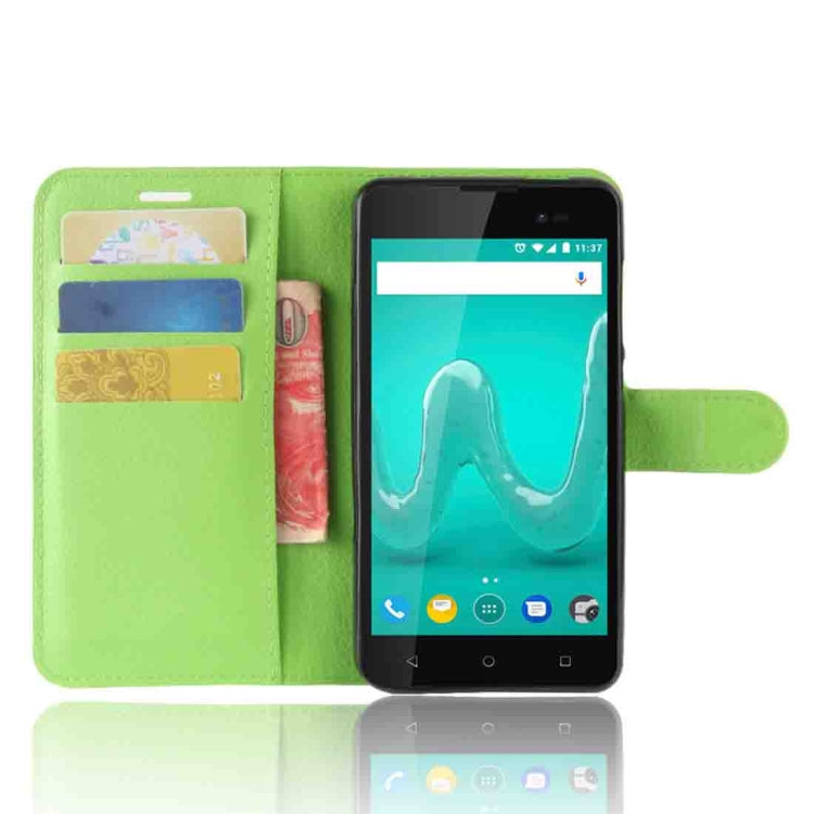 For Wiko Sunny2 Plus Litchi Texture Horizontal Flip Leather Case with Holder & Wallet & Card Slots