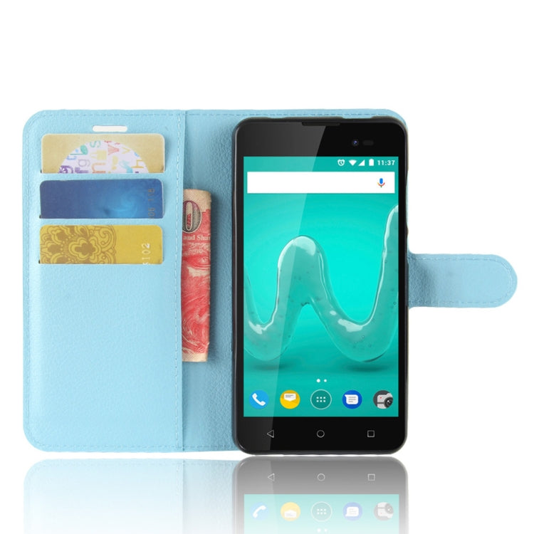 For Wiko Sunny2 Plus Litchi Texture Horizontal Flip Leather Case with Holder & Wallet & Card Slots