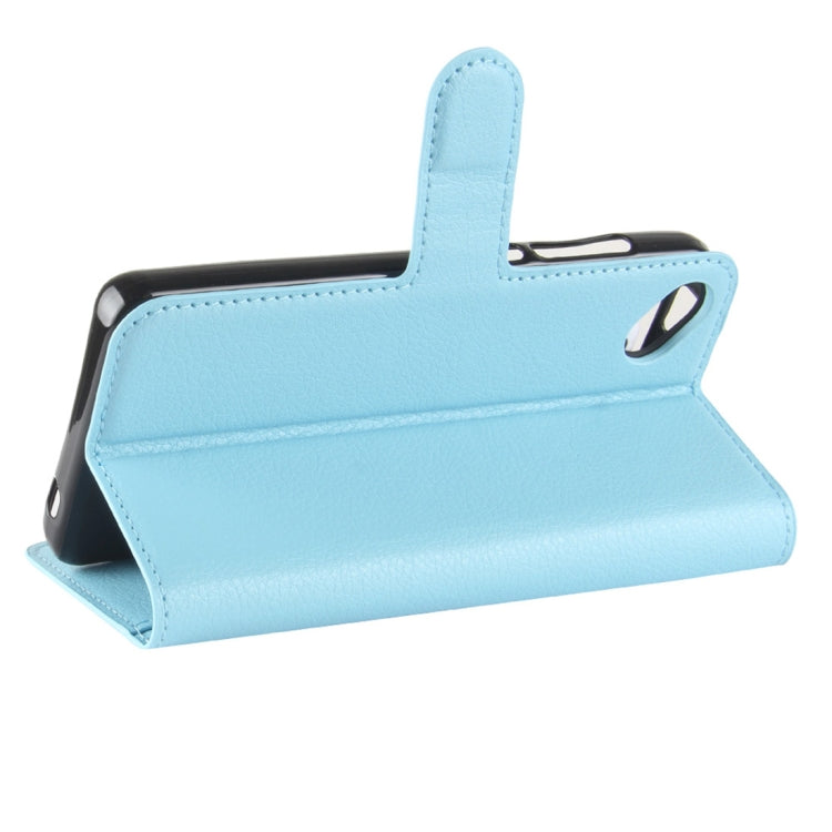 For Wiko Sunny2 Plus Litchi Texture Horizontal Flip Leather Case with Holder & Wallet & Card Slots