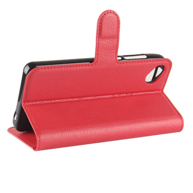 For Wiko Sunny2 Plus Litchi Texture Horizontal Flip Leather Case with Holder & Wallet & Card Slots