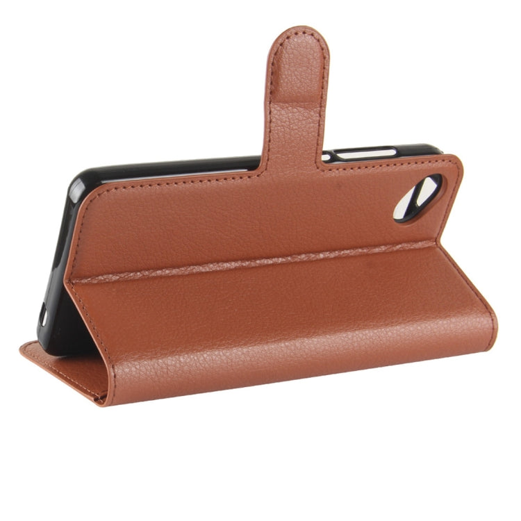 For Wiko Sunny2 Plus Litchi Texture Horizontal Flip Leather Case with Holder & Wallet & Card Slots