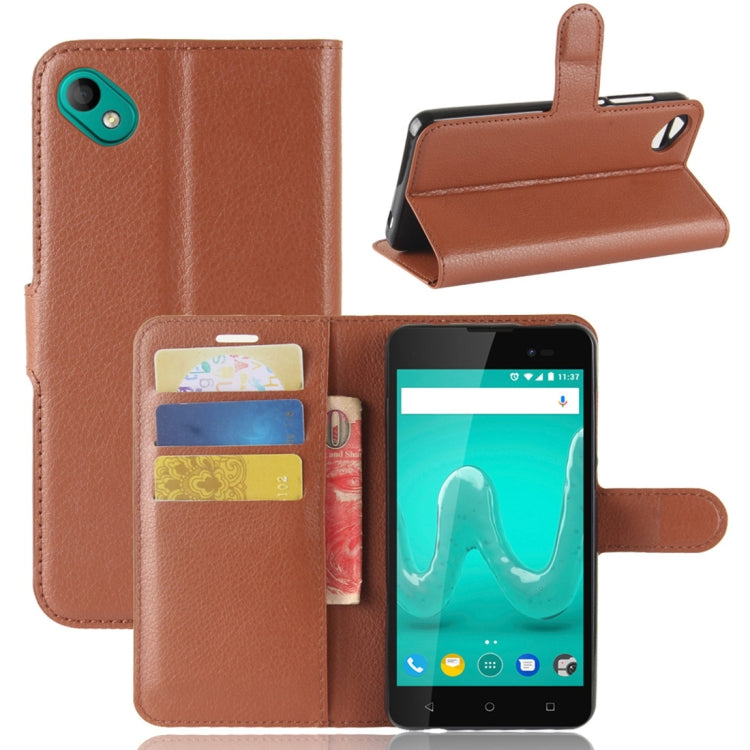For Wiko Sunny2 Plus Litchi Texture Horizontal Flip Leather Case with Holder & Wallet & Card Slots