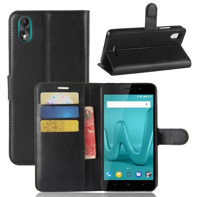 For Wiko Lenny4 Plus Litchi Texture Horizontal Flip Leather Case with Holder & Wallet & Card Slots