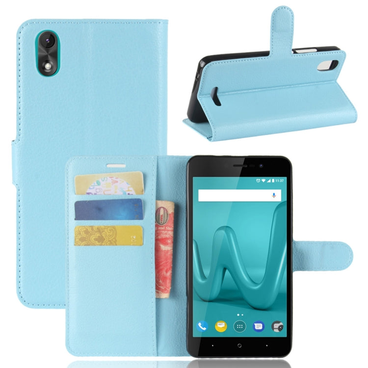 For Wiko Lenny4 Plus Litchi Texture Horizontal Flip Leather Case with Holder & Wallet & Card Slots