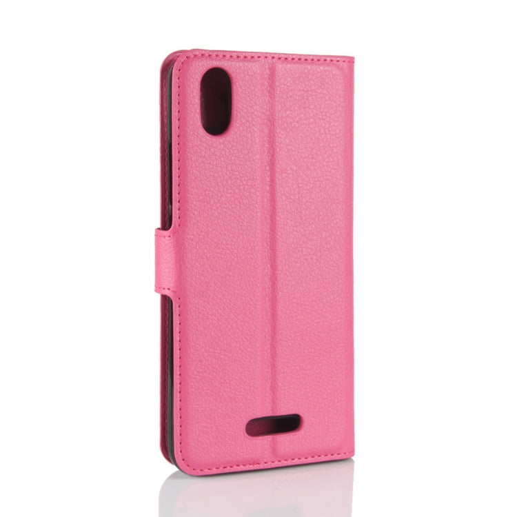 For Wiko Lenny4 Plus Litchi Texture Horizontal Flip Leather Case with Holder & Wallet & Card Slots