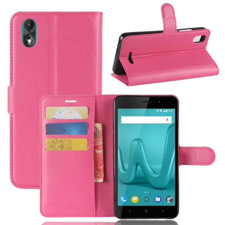 For Wiko Lenny4 Plus Litchi Texture Horizontal Flip Leather Case with Holder & Wallet & Card Slots