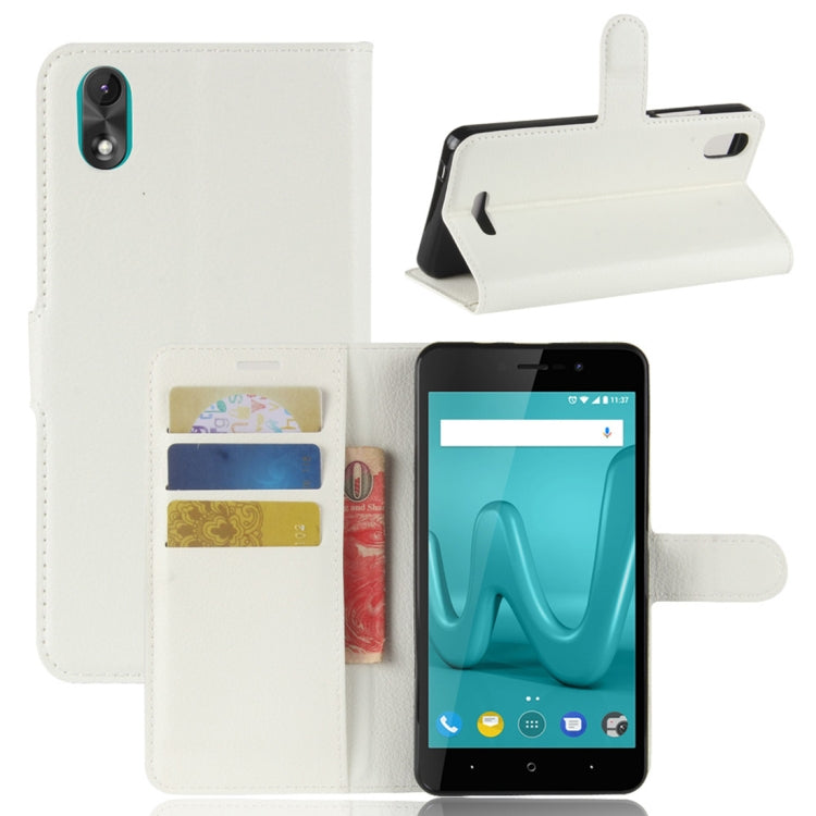 For Wiko Lenny4 Plus Litchi Texture Horizontal Flip Leather Case with Holder & Wallet & Card Slots