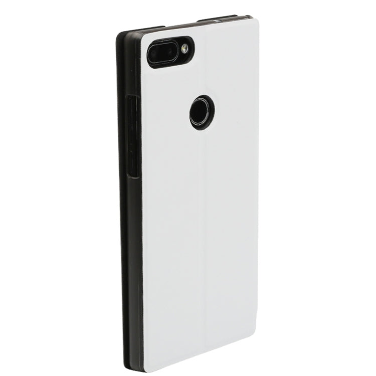 OCUBE for Vernee Mix 2 Spring Texture Horizontal Flip Leather Case with Holder (White)