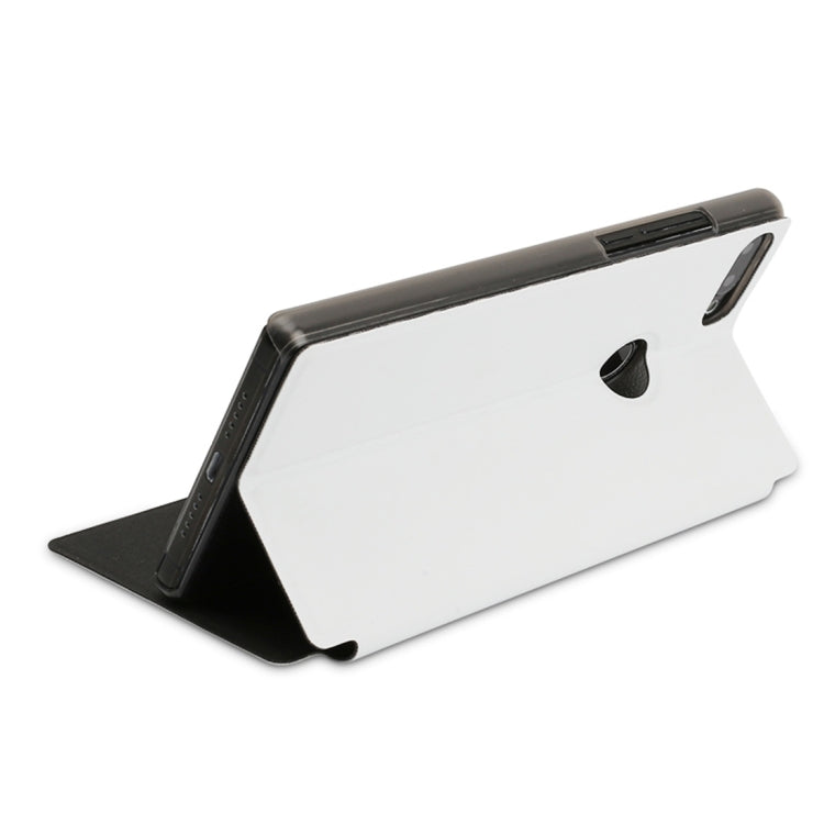 OCUBE for Vernee Mix 2 Spring Texture Horizontal Flip Leather Case with Holder (White)