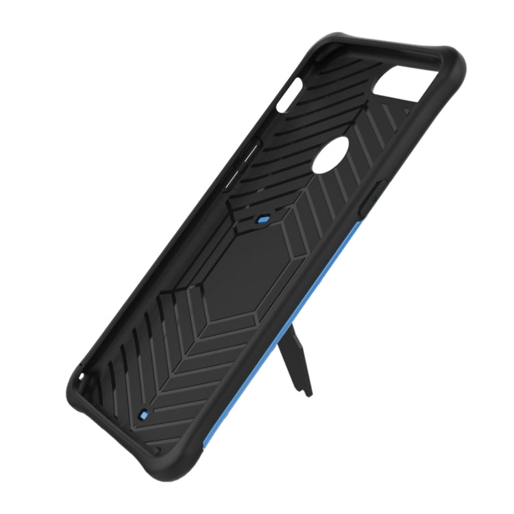 For OnePlus 5T PC + TPU Dropproof Sniper Hybrid Protective Back Cover Case with 360 Degree Rotation Holder