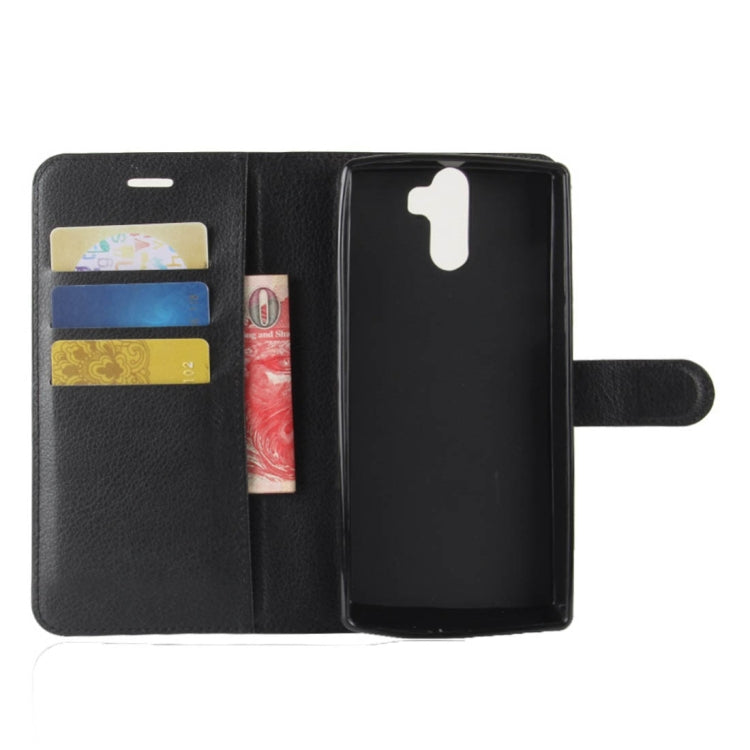 For DOOGEE BL12000 / BL12000 Pro Litchi Texture Horizontal Flip Leather Case with Holder & Card Slots & Wallet