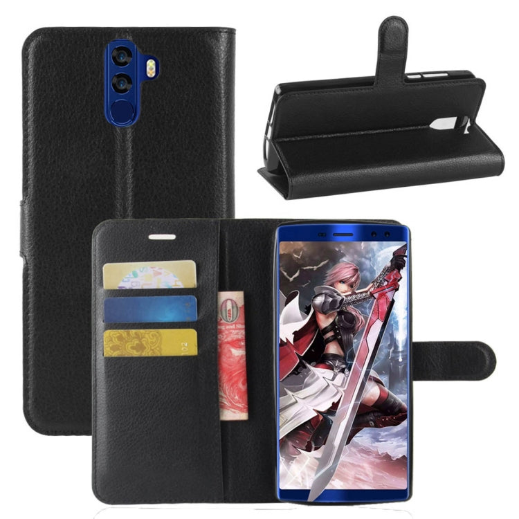 For DOOGEE BL12000 / BL12000 Pro Litchi Texture Horizontal Flip Leather Case with Holder & Card Slots & Wallet