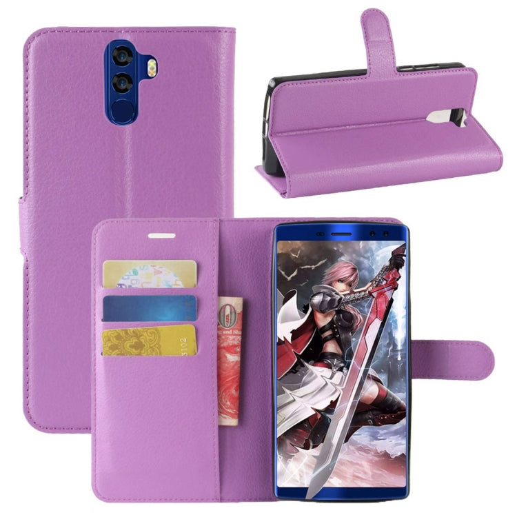 For DOOGEE BL12000 / BL12000 Pro Litchi Texture Horizontal Flip Leather Case with Holder & Card Slots & Wallet