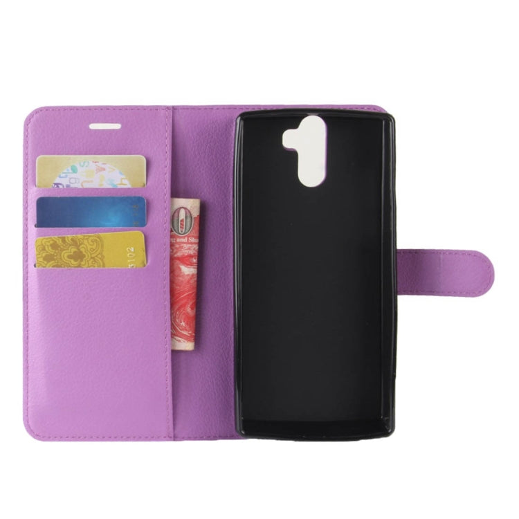 For DOOGEE BL12000 / BL12000 Pro Litchi Texture Horizontal Flip Leather Case with Holder & Card Slots & Wallet
