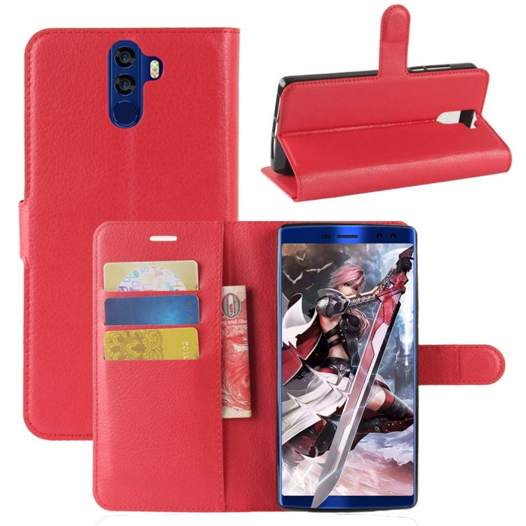 For DOOGEE BL12000 / BL12000 Pro Litchi Texture Horizontal Flip Leather Case with Holder & Card Slots & Wallet