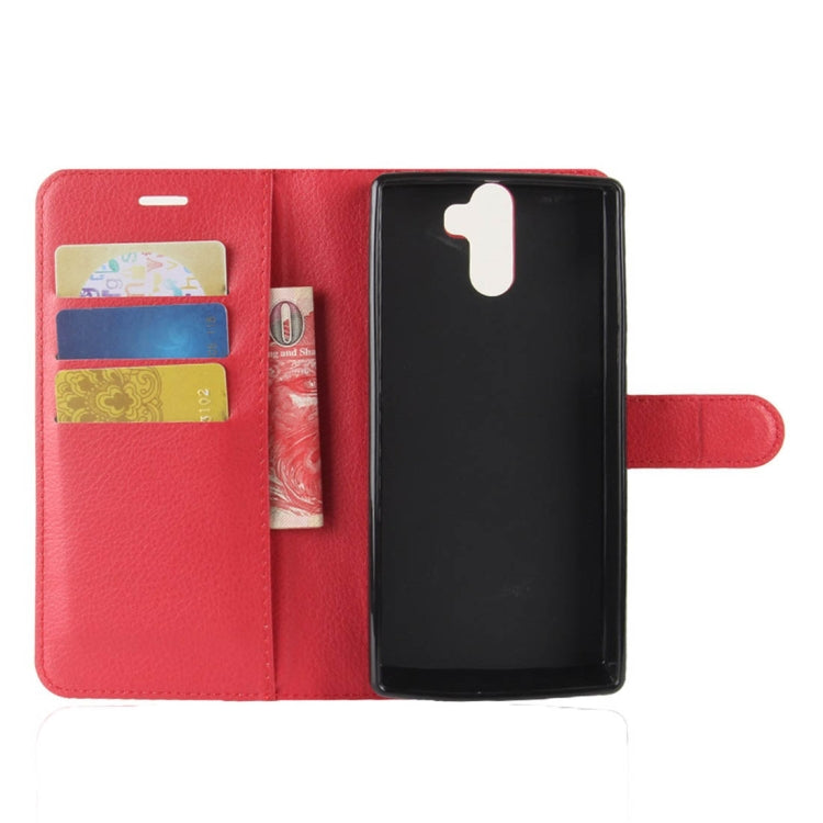 For DOOGEE BL12000 / BL12000 Pro Litchi Texture Horizontal Flip Leather Case with Holder & Card Slots & Wallet