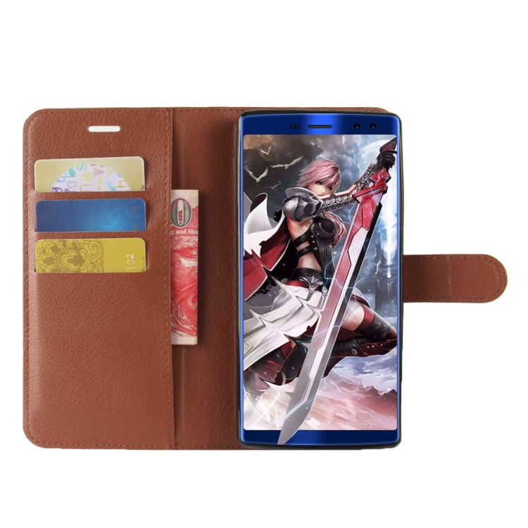 For DOOGEE BL12000 / BL12000 Pro Litchi Texture Horizontal Flip Leather Case with Holder & Card Slots & Wallet