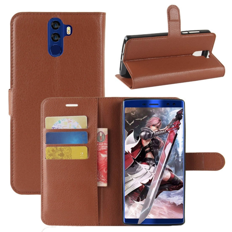 For DOOGEE BL12000 / BL12000 Pro Litchi Texture Horizontal Flip Leather Case with Holder & Card Slots & Wallet