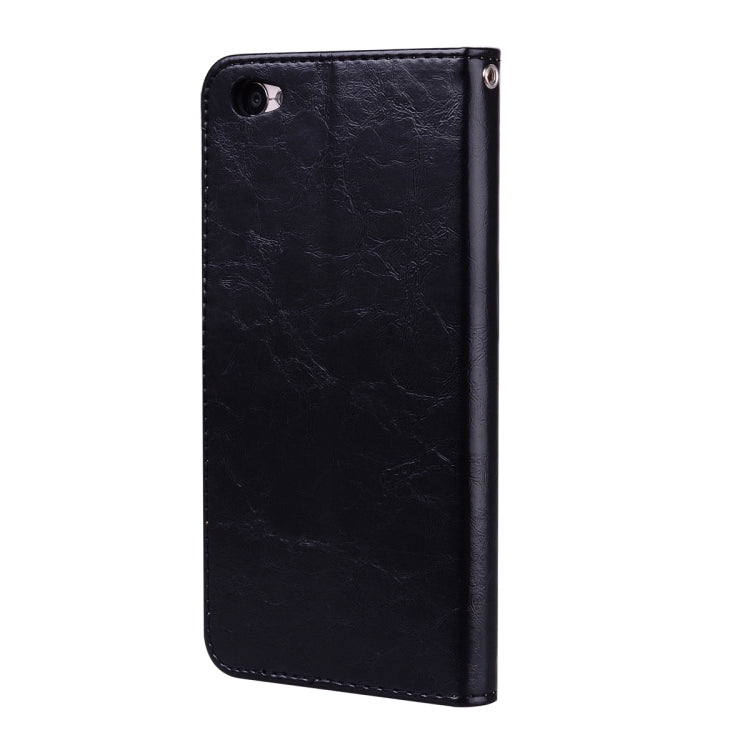 For Xiaomi Redmi Note 5A Without Fingerprint Identification Oil Wax Texture Horizontal Flip Leather Case with Holder & Card Slots & Wallet