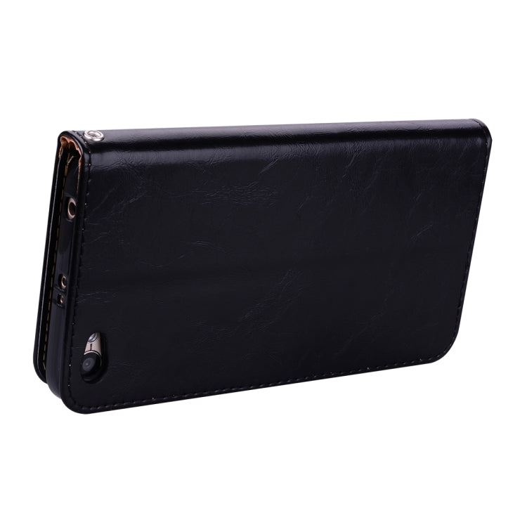 For Xiaomi Redmi Note 5A Without Fingerprint Identification Oil Wax Texture Horizontal Flip Leather Case with Holder & Card Slots & Wallet