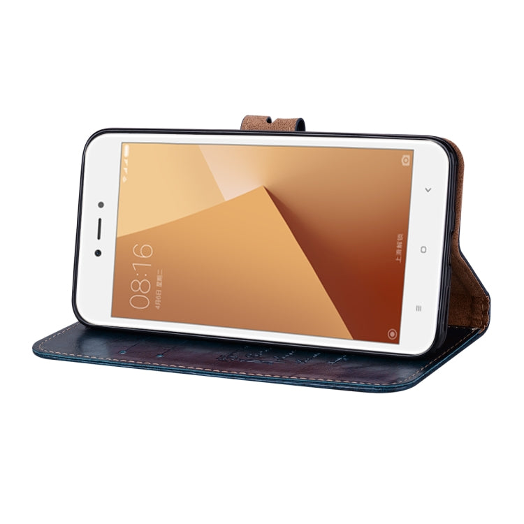 For Xiaomi Redmi Note 5A Without Fingerprint Identification Oil Wax Texture Horizontal Flip Leather Case with Holder & Card Slots & Wallet