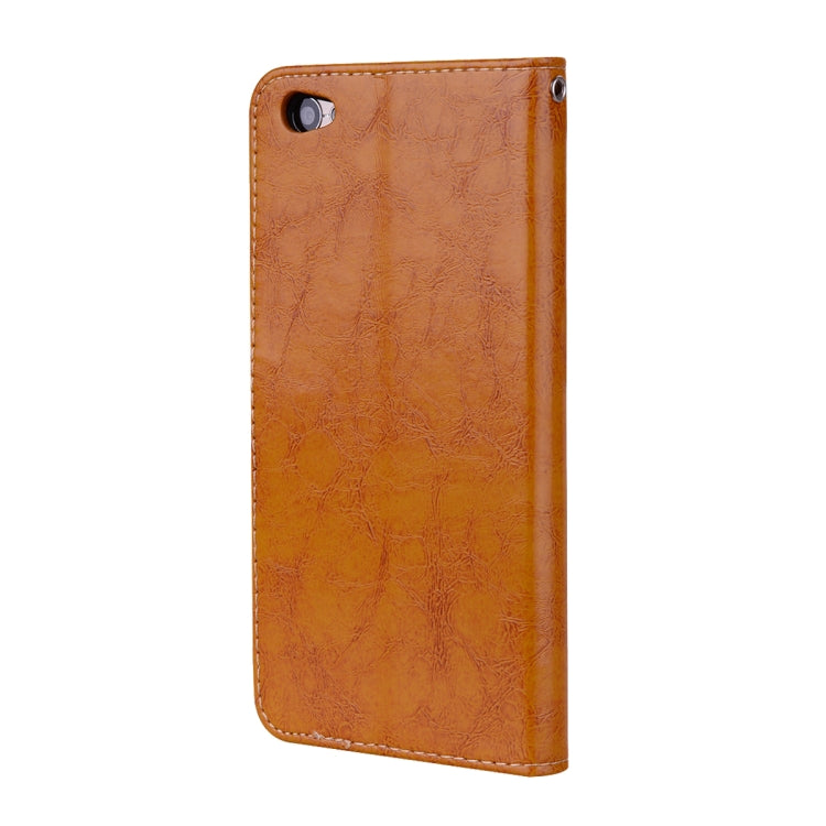 For Xiaomi Redmi Note 5A Without Fingerprint Identification Oil Wax Texture Horizontal Flip Leather Case with Holder & Card Slots & Wallet