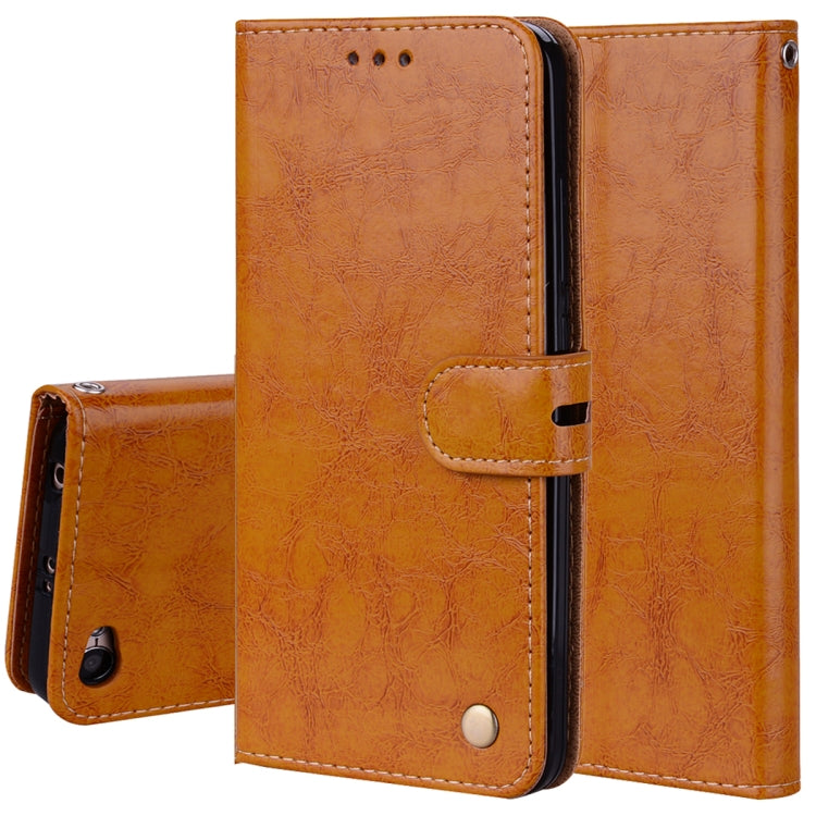 For Xiaomi Redmi Note 5A Without Fingerprint Identification Oil Wax Texture Horizontal Flip Leather Case with Holder & Card Slots & Wallet