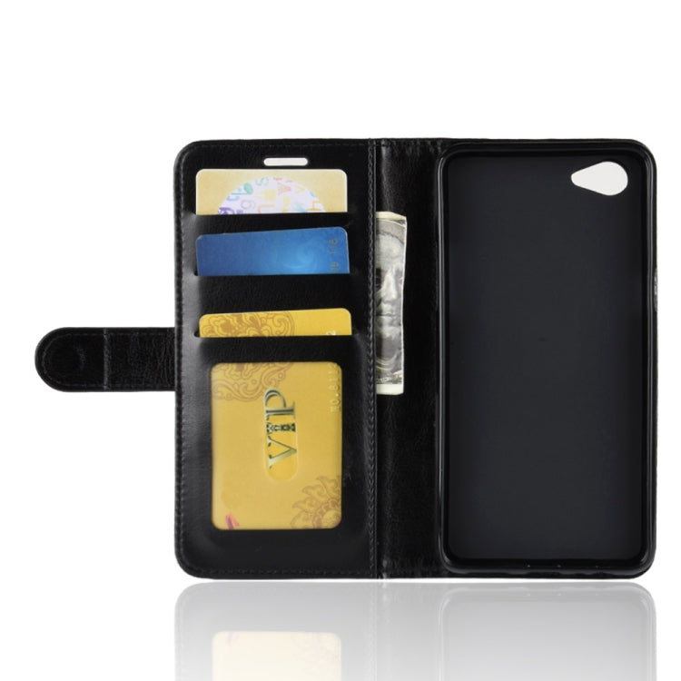 Crazy Horse Texture Horizontal Flip Leather Case for OPPO A3, with Wallet & Holder & Card Slots