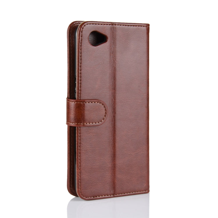 Crazy Horse Texture Horizontal Flip Leather Case for OPPO A3, with Wallet & Holder & Card Slots