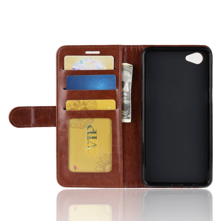 Crazy Horse Texture Horizontal Flip Leather Case for OPPO A3, with Wallet & Holder & Card Slots