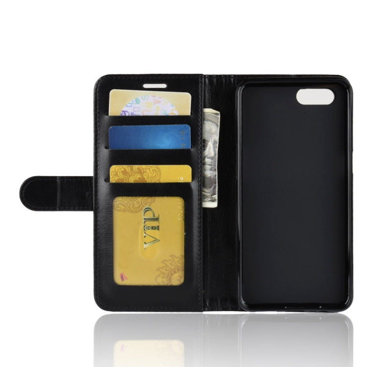 Crazy Horse Texture Horizontal Flip Leather Case for OPPO A5, with Wallet & Holder & Card Slots