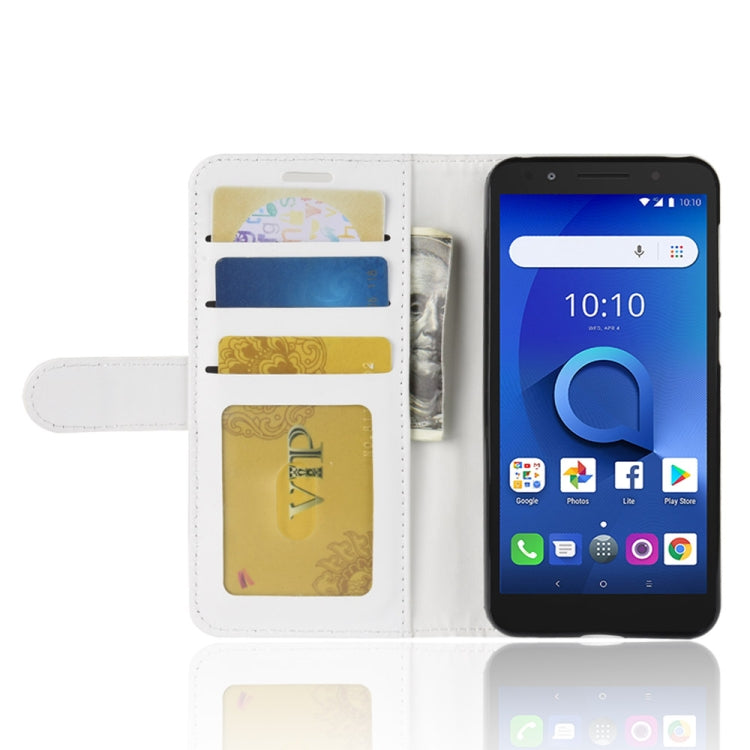 Crazy Horse Texture Horizontal Flip Leather Case for Alcatel 1x, with Wallet & Holder & Card Slots