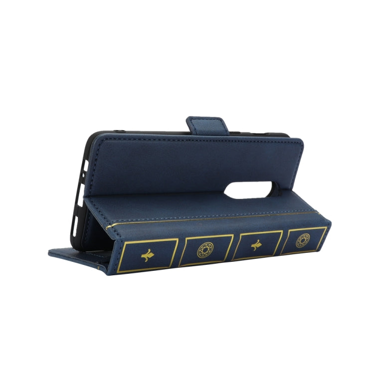 Bible Style Business Horizontal Flip Leather Case for OnePlus 6, with Card Slots & Photo Frame & Holder & Wallet